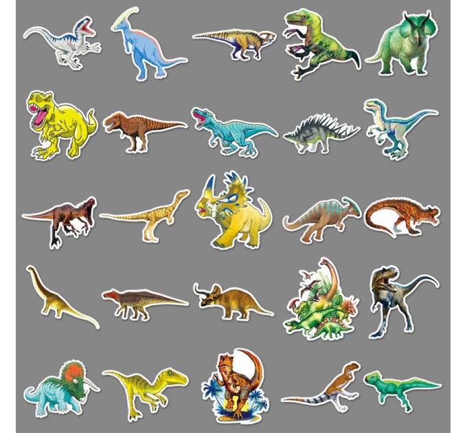 Наклейки ДИНОЗАВРЫ TZ-KL-630