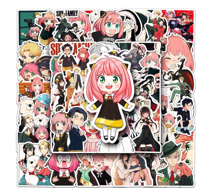 Наклейки АНИМЕ СЕМЬЯ ШПИОНОВ TZ-JDGJJ-584