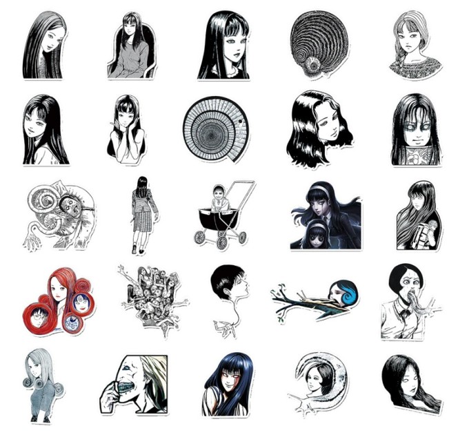 Наклейки АНИМЕ ТОМИЭ TZ-FJ-136