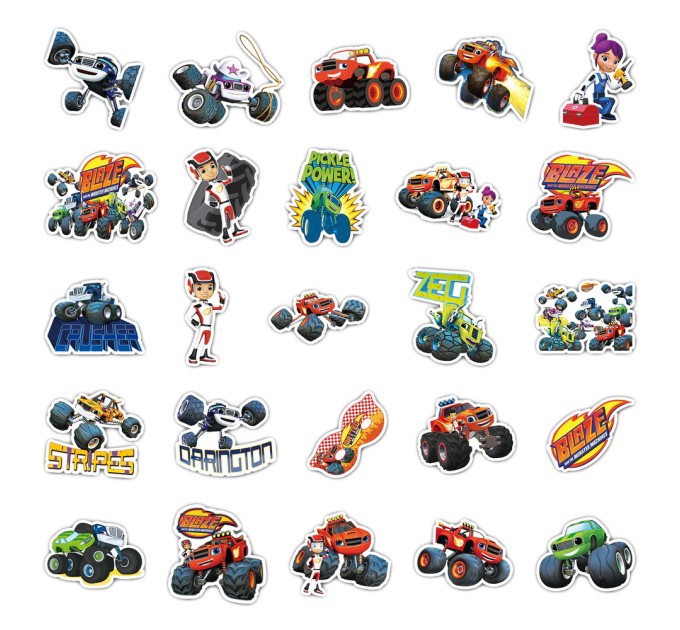 Наклейки ВСПЫШ И ЧУДО-МАШИНКИ TZ-XFZCD-412