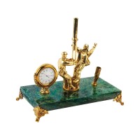 Настольный прибор Скважина с подставкой для ручки