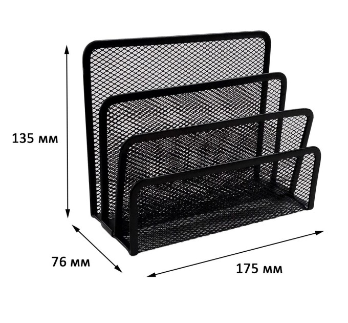 Набор настольный 6 предметов, металлический, черный Т7881