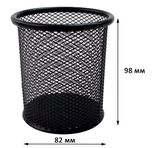 Набор настольный 6 предметов, металлический, черный Т7881