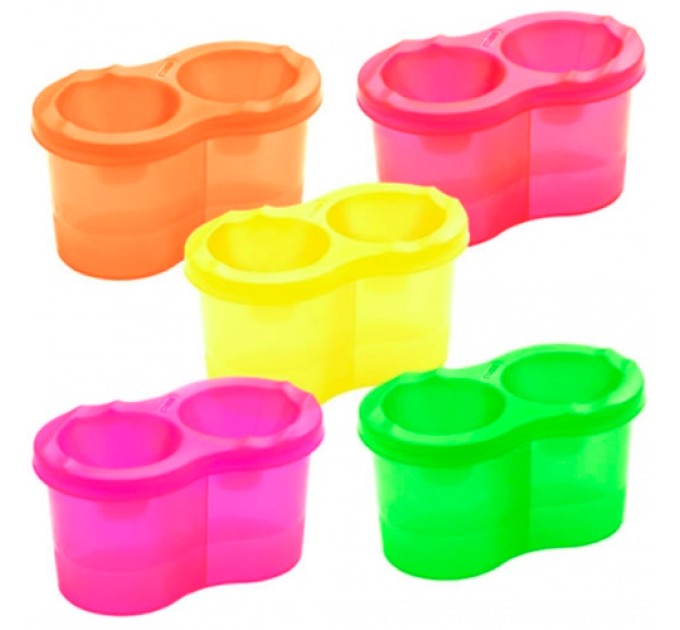 Стакан непроливайка двойной, ассорти 92сн