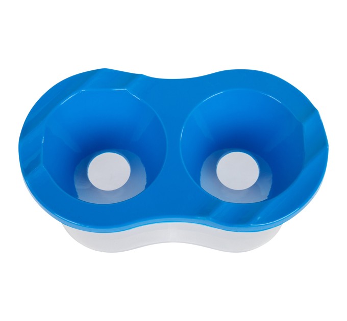 Стакан непроливайка двойной, голубая крышка, «ЮНЫЙ ВОЛШЕБНИК» 192128