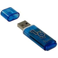 Флеш-накопитель 16 Гб, USB, SMART BUY, GLOSSY, синий SB16GBGS-B Флеш-накопитель 16 Гб, USB, SMART BUY, GLOSSY, синий SB16GBGS-B