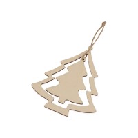 Подвеска деревянная Две ёлочки Подвеска деревянная Две ёлочки