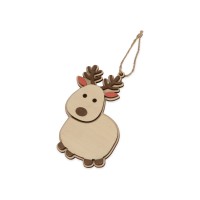 Подвеска деревянная Олень Подвеска деревянная Олень