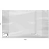 Обложка для тетрадей с закладкой, ПВХ 110 мкм, 210х350 23603