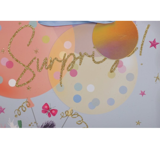 Пакет бумажный, подарочный, «LOVE&SURPRISE» KR9679S-1-4