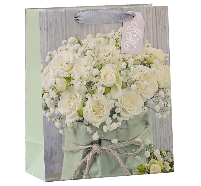 Пакет бумажный, подарочный, «Розы» KR8915M-1-4