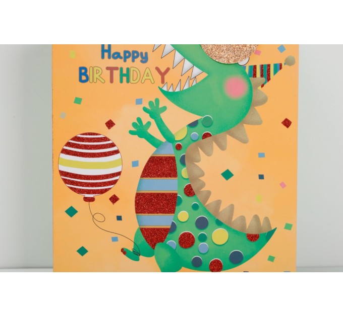 Пакет бумажный, подарочный, «HAPPY BIRTHDAY! DINO» KR9692M-1-4