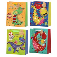 Пакет бумажный, подарочный, «HAPPY BIRTHDAY! DINO» KR9692M-1-4