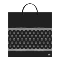 Пакет Шарф принт с пластиковой ручкой