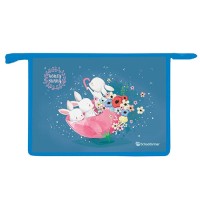 Папка для тетрадей А4, на молнии, «Нежные зайки» ПТПМА4-НЗА Папка для тетрадей А4, на молнии, «Нежные зайки» ПТПМА4-НЗА