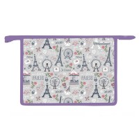 Папка для тетрадей А4, на молнии, «Стильный Париж» ПТПМА4-СПА Папка для тетрадей А4, на молнии, «Стильный Париж» ПТПМА4-СПА