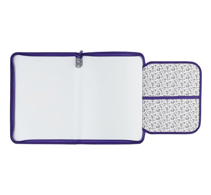 Папка для труда A4, «Happy Avocado», пластик, молния вокруг, откид. планка ПТР-5_42257