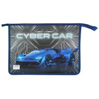 Папка для тетрадей A4, на молнии, «КиберКар!» ПП-07-416