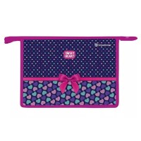 Папка для тетрадей А4, на молнии, «Модные сердечки» ПТПМА4-МСР Папка для тетрадей А4, на молнии, «Модные сердечки» ПТПМА4-МСР