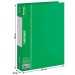 Папка 2 кольца, А4, 40 мм, зеленая, 700 мкм ABp_24104
