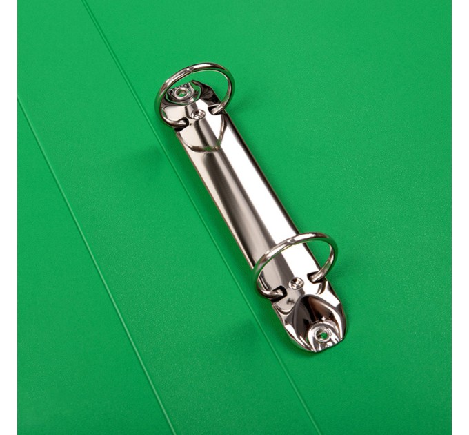 Папка 2 кольца, А4, 40 мм, зеленая, 700 мкм ABp_24104