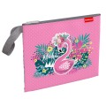 Папка на молнии А5+, «Rose Flamingo» 52679