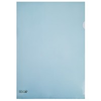 Папка уголок А4, синяя HE310В-18C