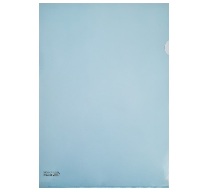 Папка уголок А4, синяя HE310В-18C