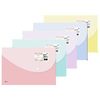 Папка конверт А4, на кнопке, Macaron 5506 Папка конверт А4, на кнопке, Macaron 5506