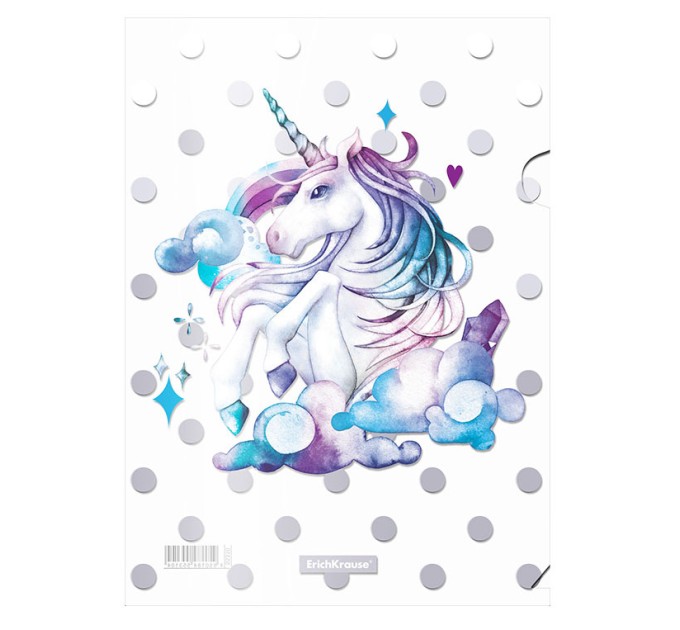 Папка уголок А4, «DREAM UNICORN» 55310