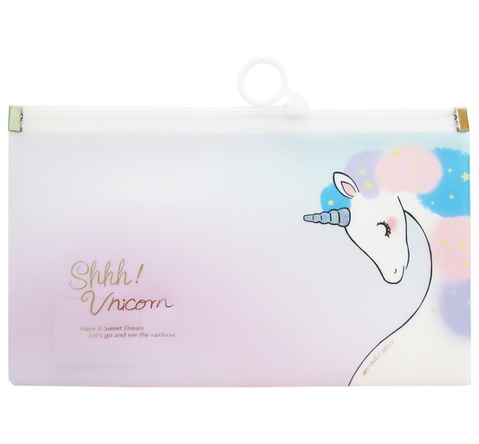 Папка на молнии, 220х130 мм, «Единороги» BFHC0010073CIS