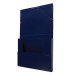 Папка-короб на резинках, 30 мм, синяя, 0.7 мм 224161