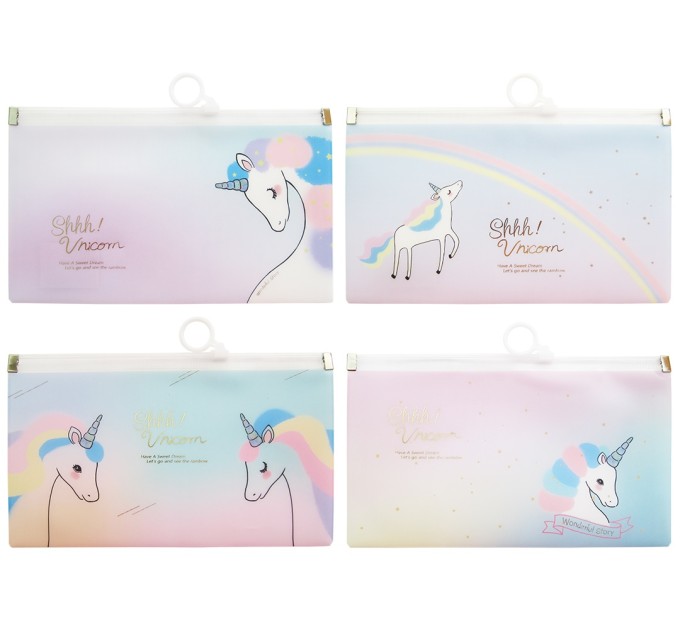 Папка на молнии, 220х130 мм, «Единороги» BFHC0010073CIS