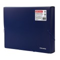 Папка-короб на резинках, 50 мм, синяя, 0.7 мм 224162