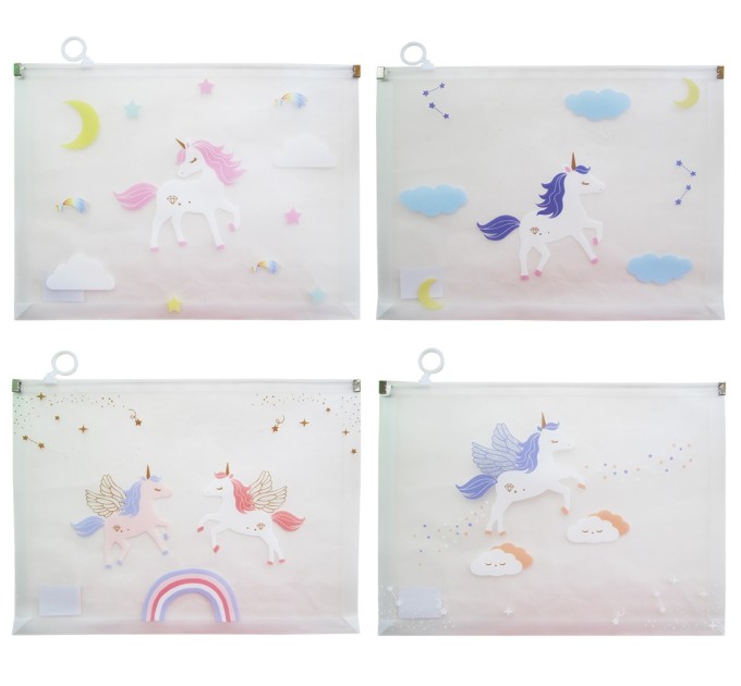 Папка на молнии A4, «Единороги» BFHC0010036CIS