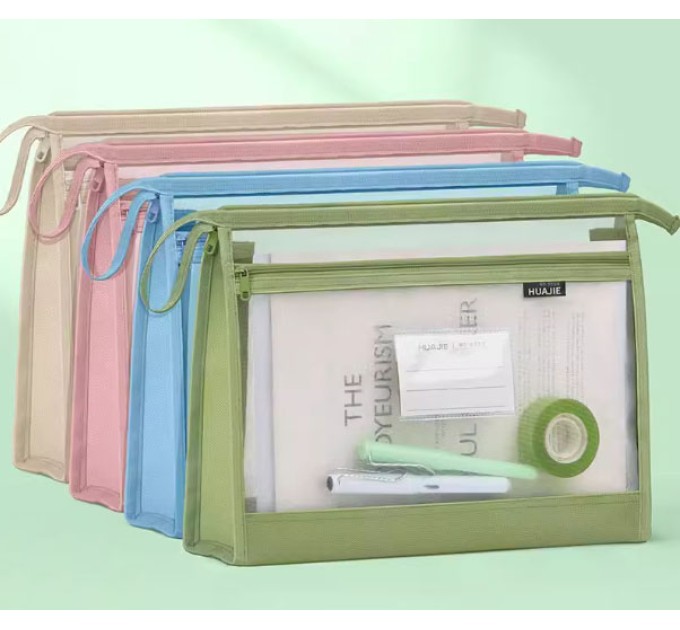 Папка на молнии A4, 2 отделения EN286