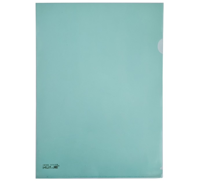 Папка уголок А4, зеленая HE310В-18C