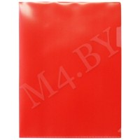 Папка уголок А4, красная 180-Е/209Т