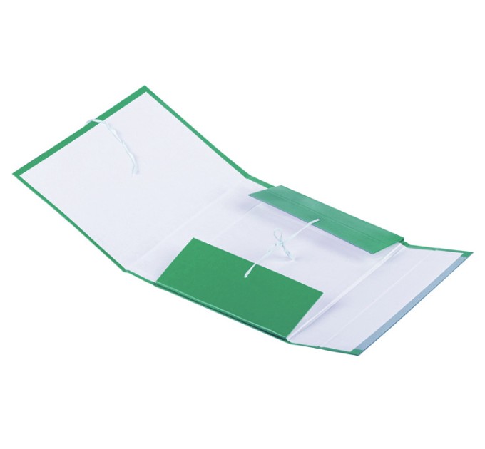 Папка архивная A4, 50 мм, с жесткими клапанами, покрытие БВ, с 4 завязками 239069