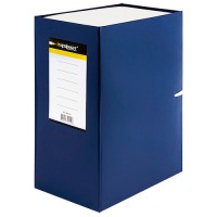 Короб архивный А4, 140 мм, бумвинил синий, разобранный, inФормат ВА91140В Короб архивный А4, 140 мм, бумвинил синий, разобранный, inФормат ВА91140В