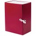 Короб архивный А4, 150 мм, бумвинил, до 1400 л., бордовый 122806