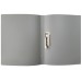 Папка с зажимом А4, серая, BASIC 255073-11