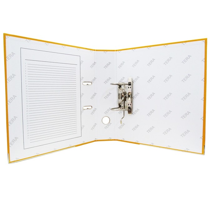 Регистратор A4, 75 мм, ПВХ, желтый H205A