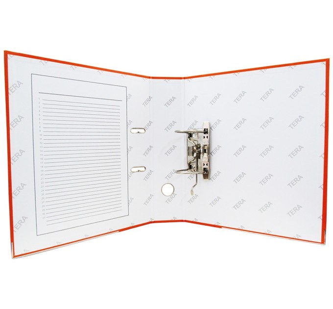 Регистратор A4, 75 мм, ПВХ, красный H205A