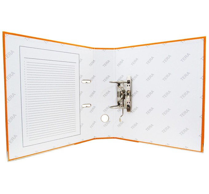 Регистратор A4, 75 мм, ПВХ, оранжевый H205A