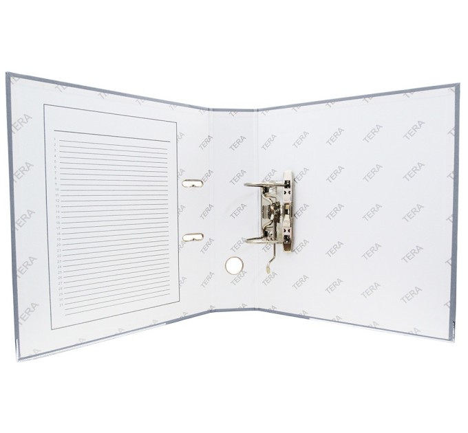 Регистратор A4, 75 мм, ПВХ, серый H205A