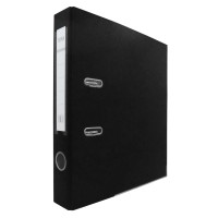 Регистратор A4, 50 мм, ПВХ, черный H206A