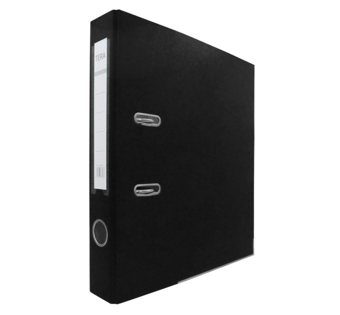 Регистратор A4, 50 мм, ПВХ, черный H206A