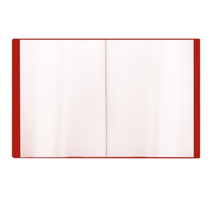 Папка на 20 вкладышей A4, 14 мм, 600 мкм, красная ММ-30611