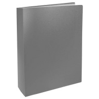 Папка на 80 вкладышей А4, серая, BASIC 255151-11